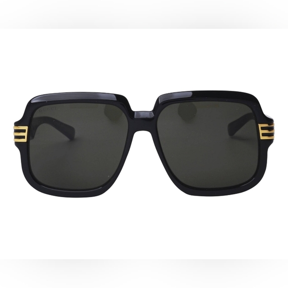 NEW UNISEX OVERSIZED SQUARE SUNGLASSES GG0979S 001 BLACK GUCCI EYEWEAR - Picture 9 of 11
